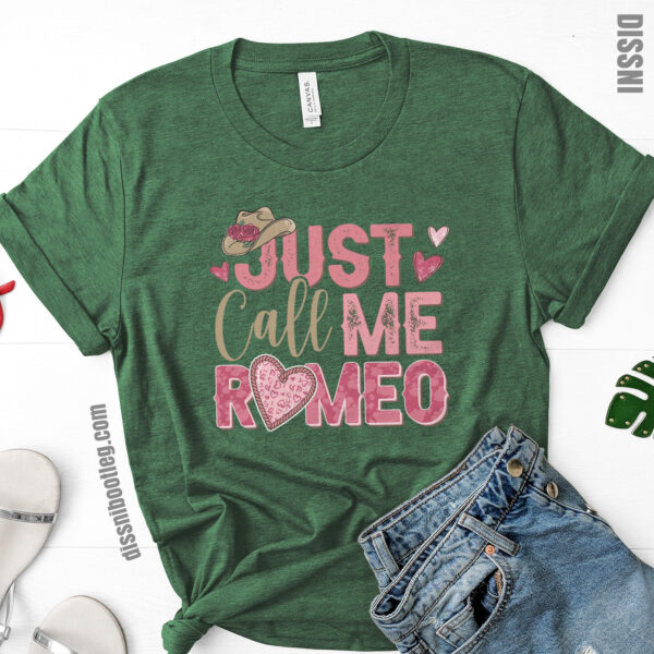 howdy valetine just call me romeo tuft green